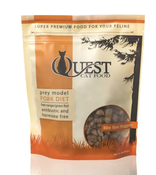 2 Lb Steve's Quest Frozen Pork Nuggets For Cats - Health/First Aid
